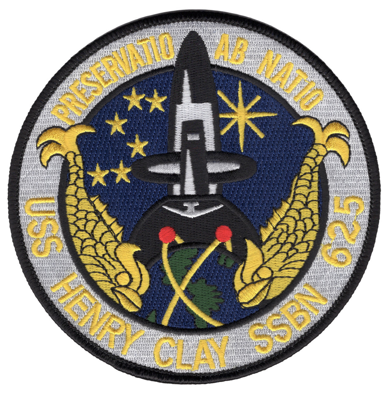 USS HENRY CLAY SSBN 625 PATCH – SUBVEST.com