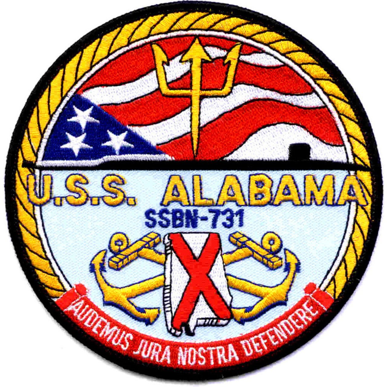 Alabama Unit Patch USS ALABAMA SSBN 731 PATCH – SUBVEST.com