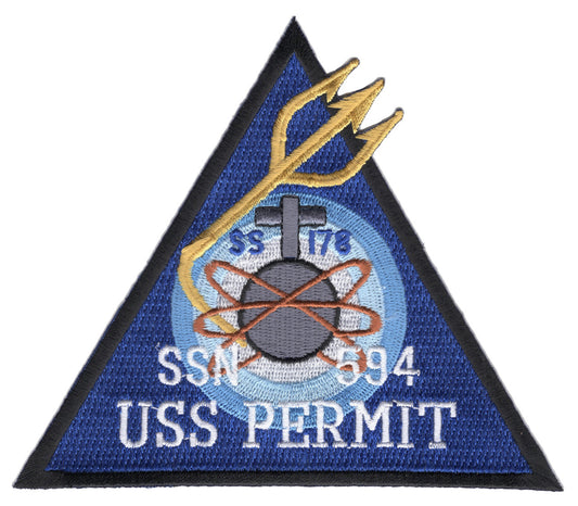 USS PERMIT SSN 594 PATCH