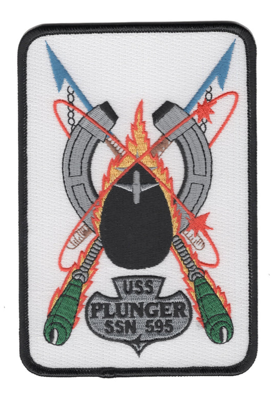 USS PLUNGER SSN 595  PATCH