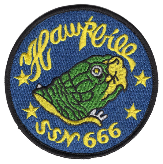 USS HAWKBILL SSN 666 PATCH