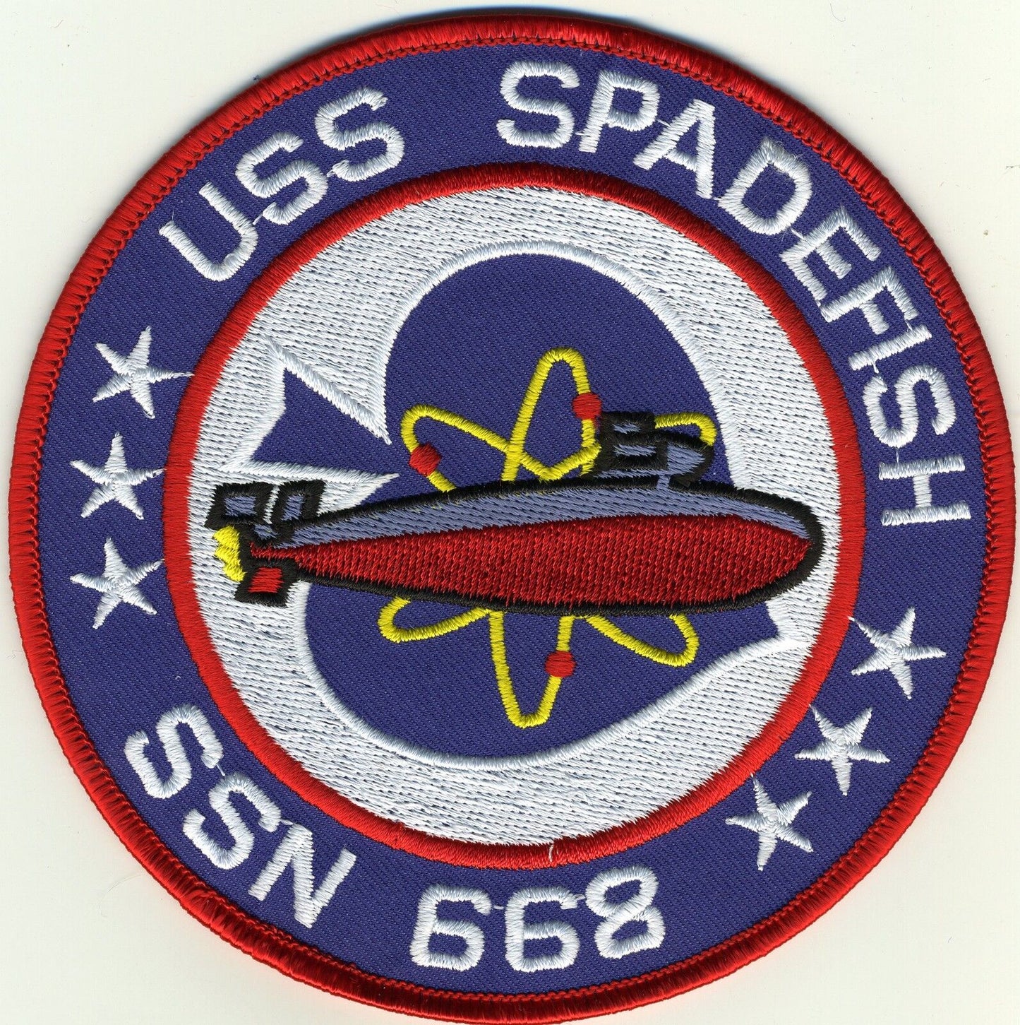 USS SPADEFISH SSN 668 PATCH