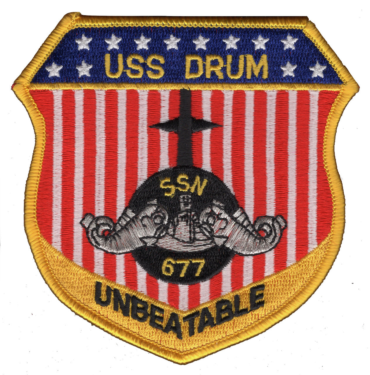 USS DRUM SSN 677 PATCH – SUBVEST.com