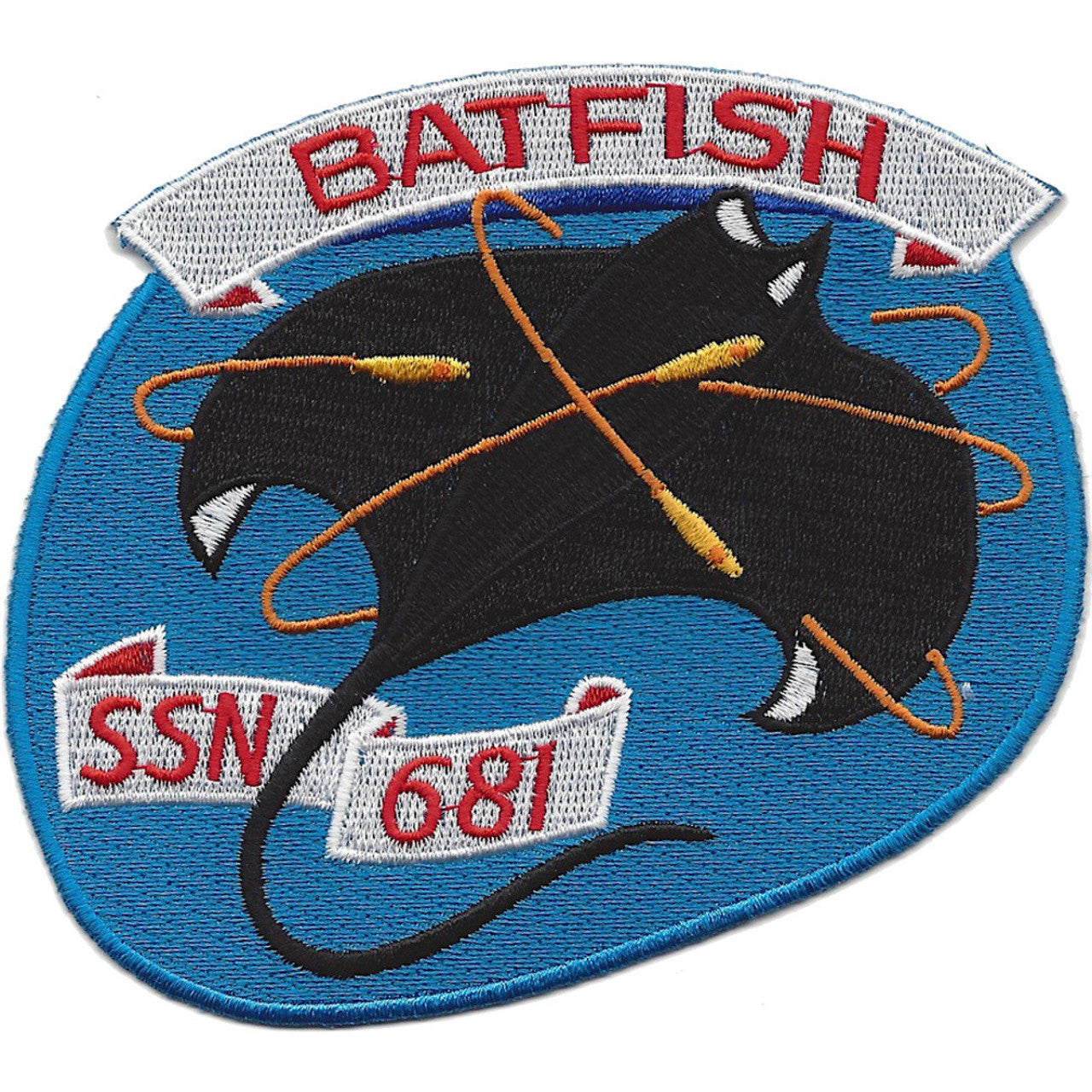 USS BATFISH SSN 681 PATCH