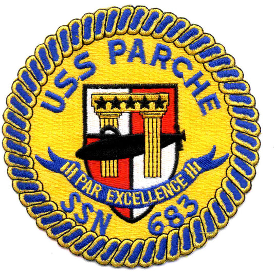 USS PARCHE SSN 683 PATCH