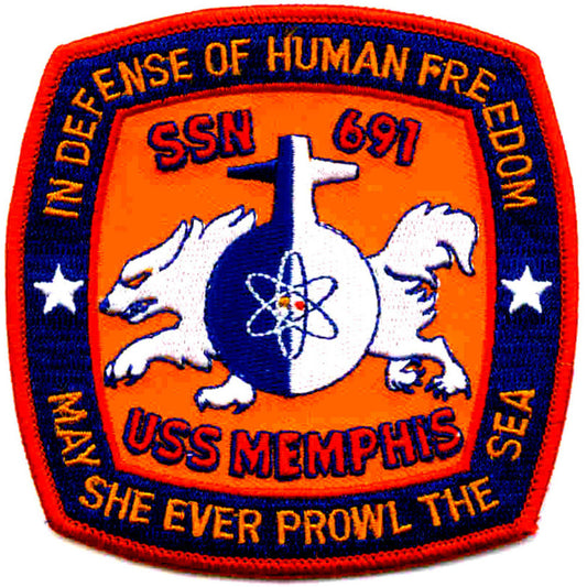 USS MEMPHIS SSN 691 PATCH