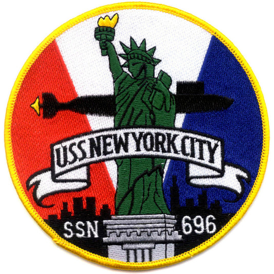 USS NEW YORK CITY SSN 696 PATCH