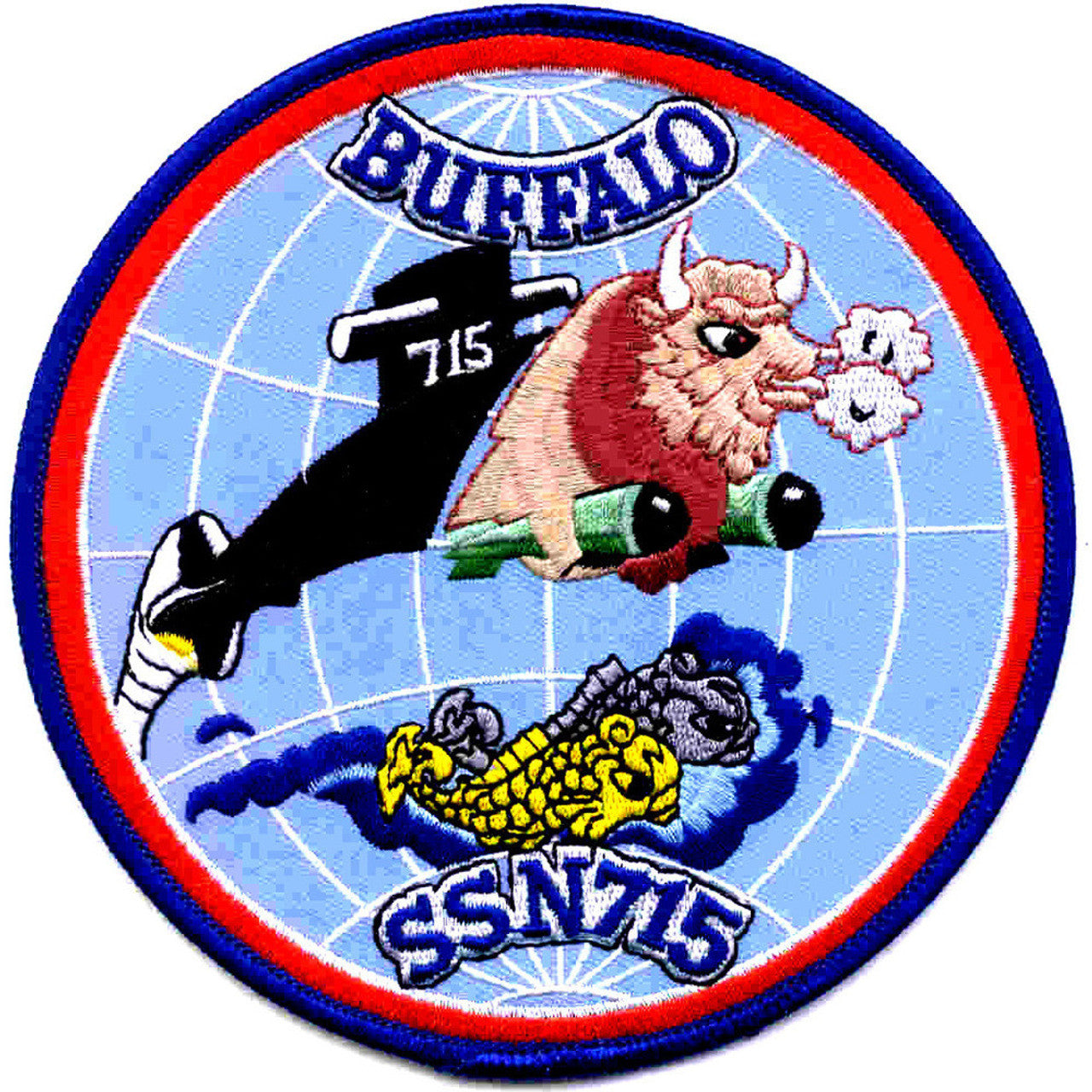 USS BUFFALO SSN 715 PATCH – SUBVEST.com