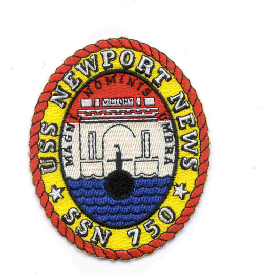 USS NEWPORT NEWS SSN 750 PATCH