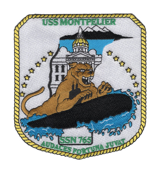 USS MONTPELIER SSN 765 PATCH