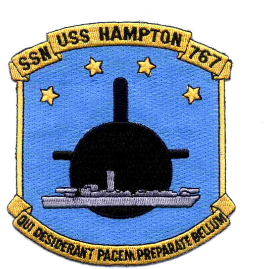 USS HAMPTON SSN 767 PATCH