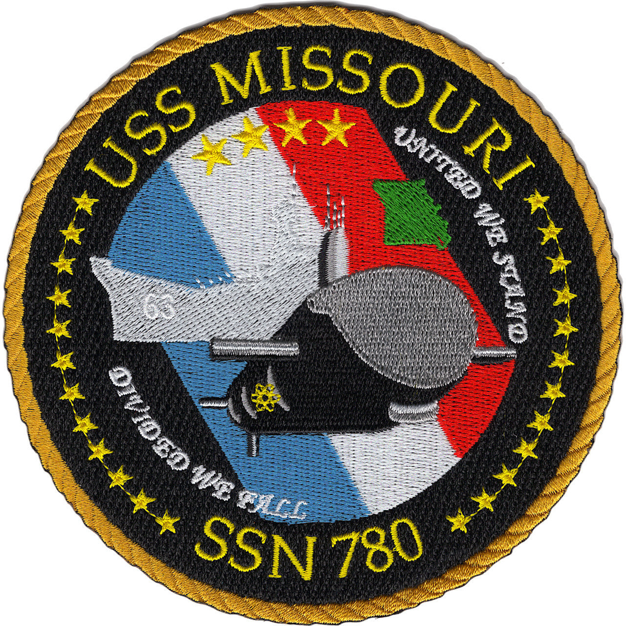 USS MISSOURI SSN 780 PATCH