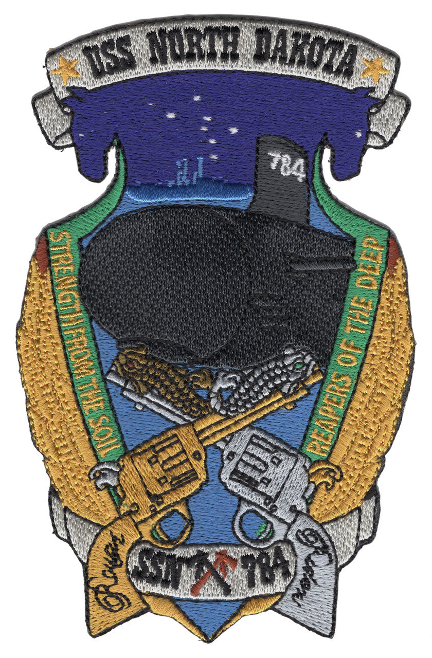 USS NORTH DAKOTA SSN 784 PATCH – SUBVEST.com