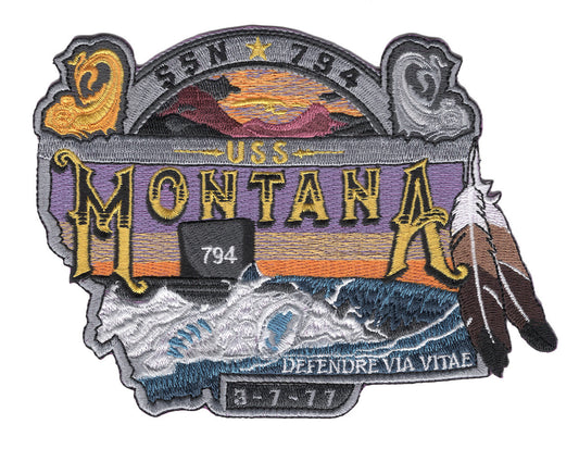 USS MONTANA SSN 794 PATCH