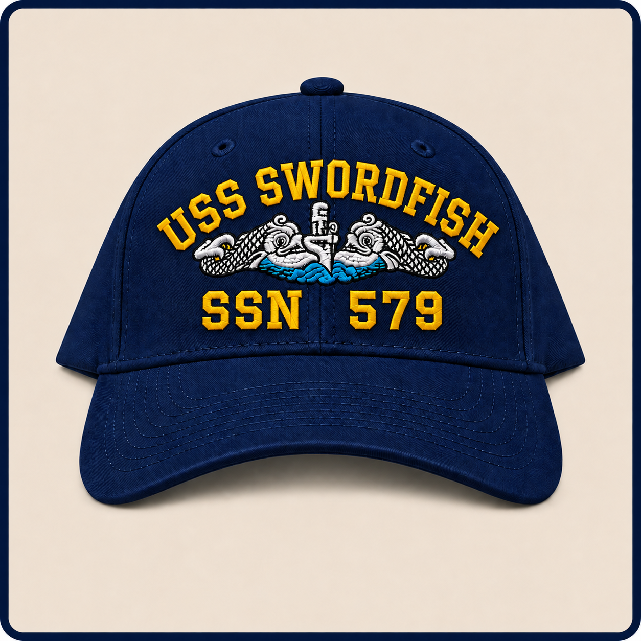 USS SWORDFISH SSN-579 HAT approved boat mockup