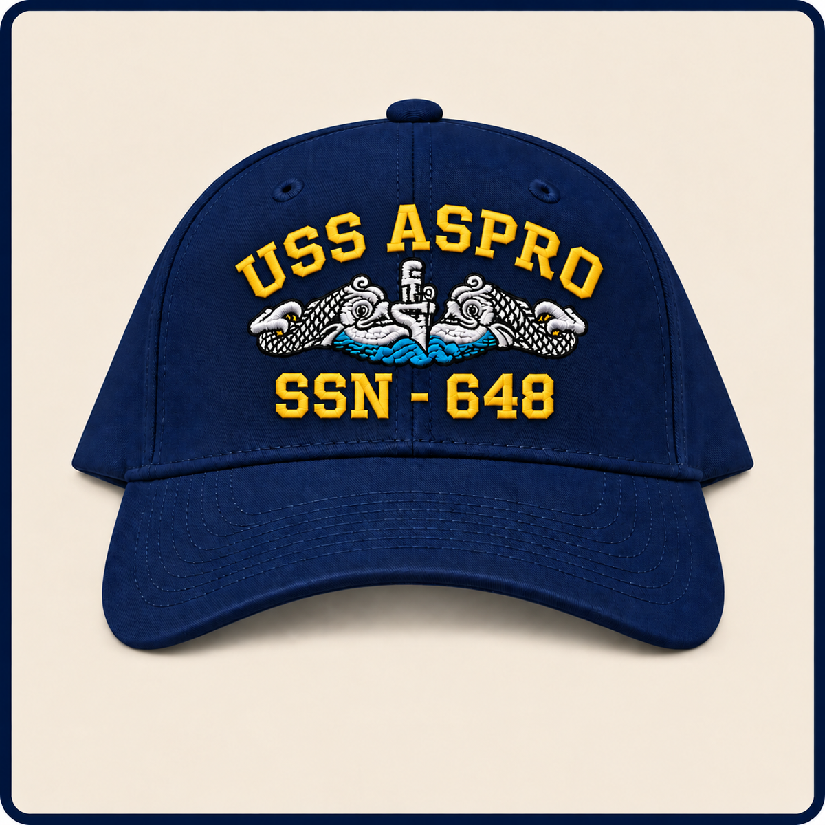 USS ASPRO SSN-648 HAT approved boat mockup