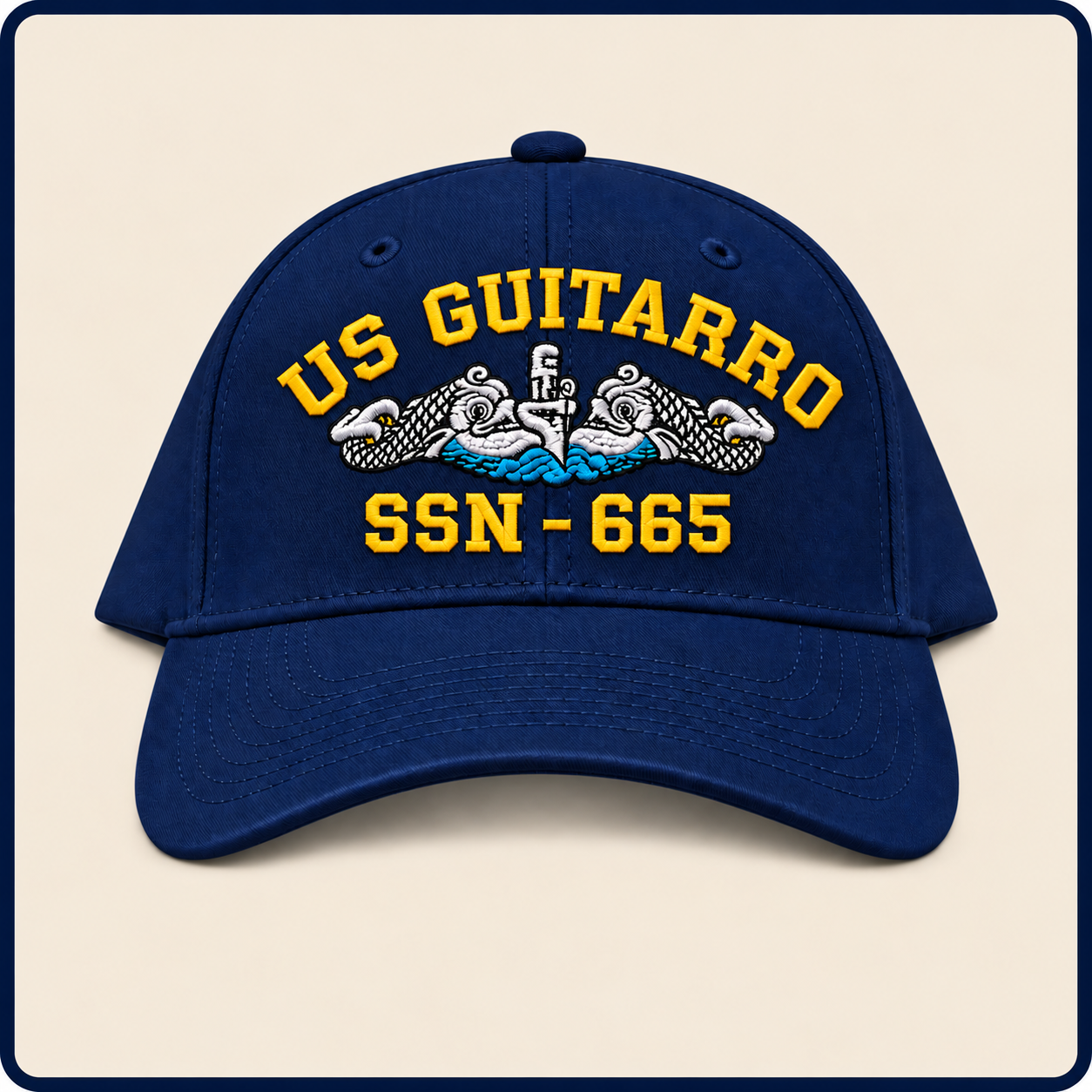 USS GUITARRO SSN-665 HAT approved boat mockup