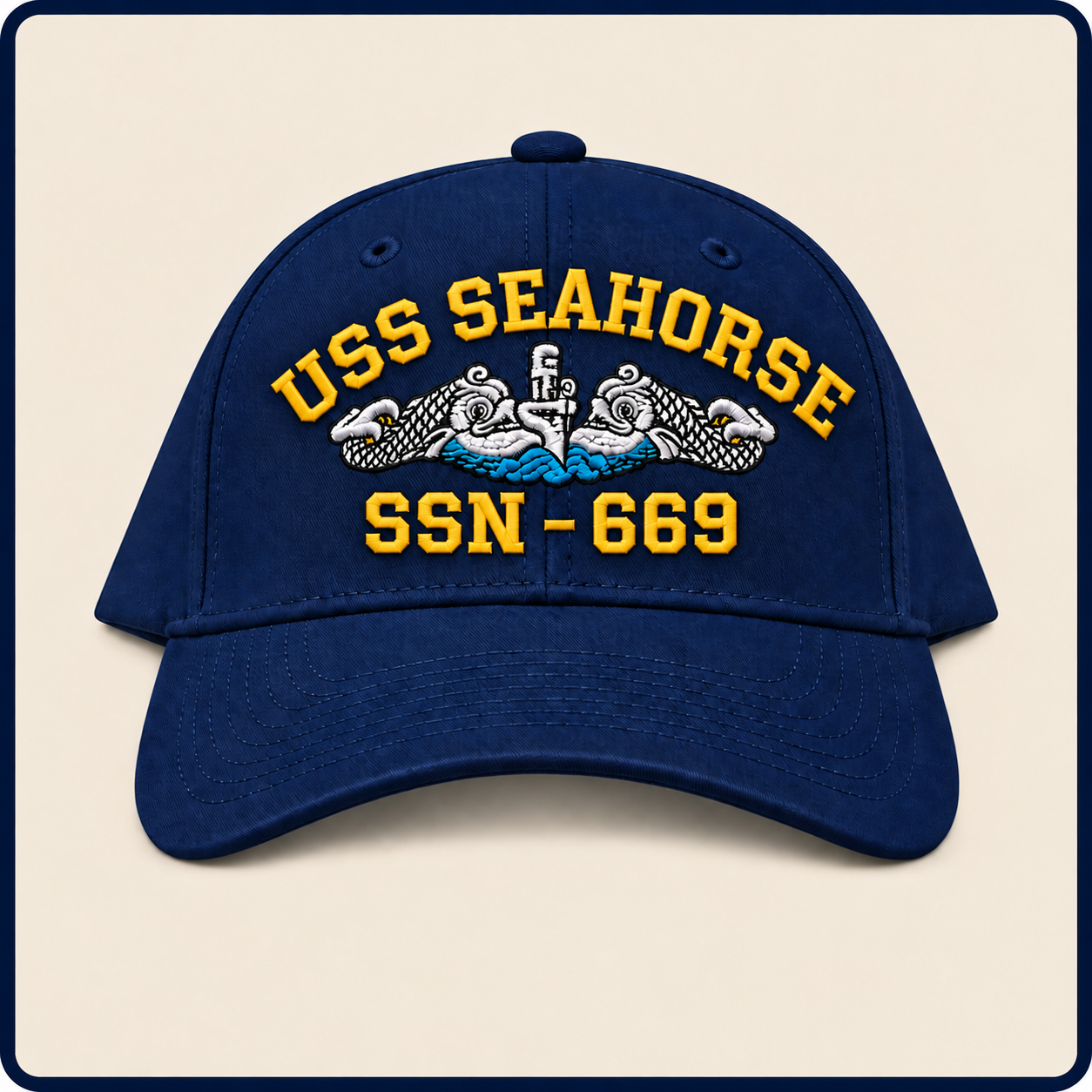 USS SEAHORSE SSN-669 HAT approved boat mockup