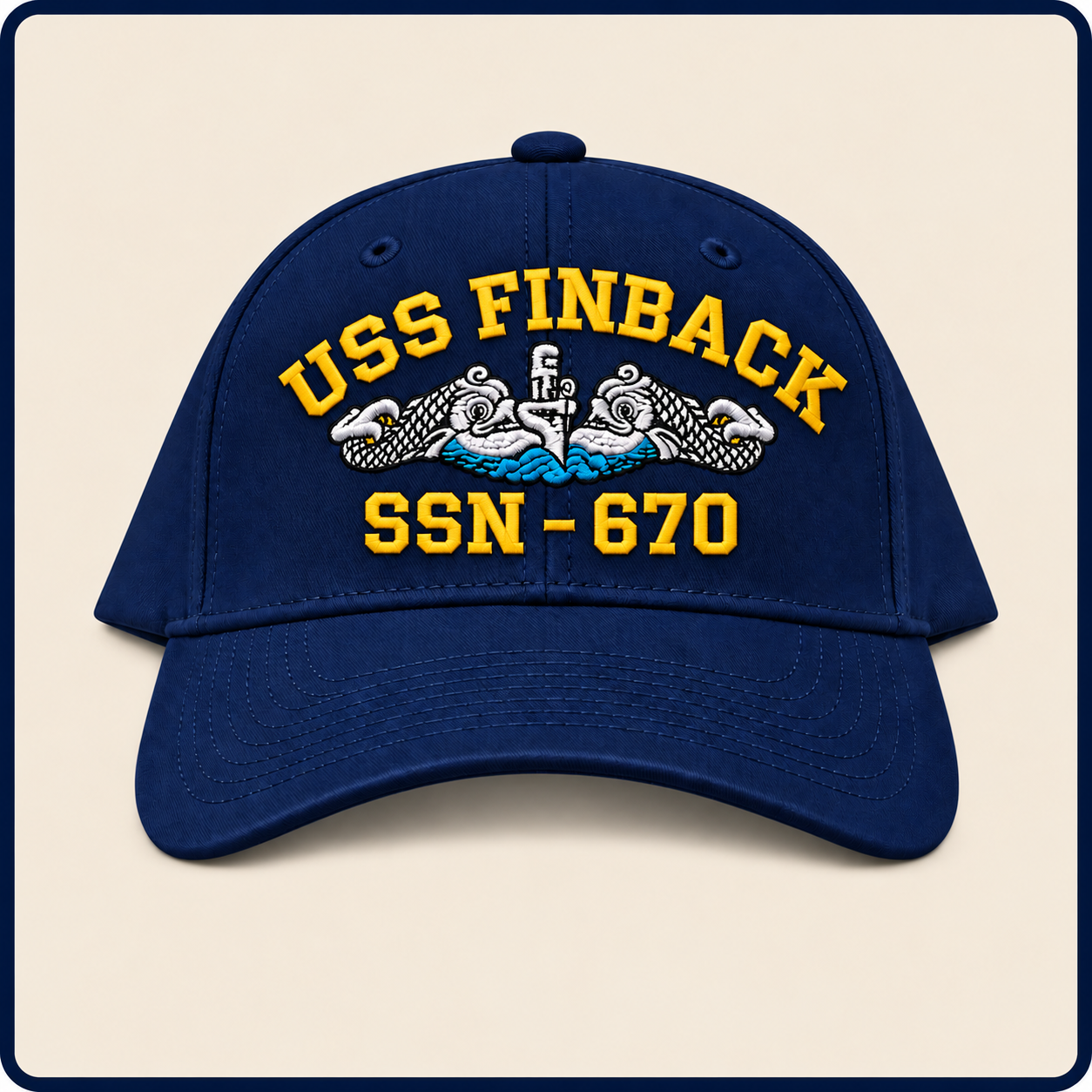 USS FINBACK SSN-670 HAT approved boat mockup