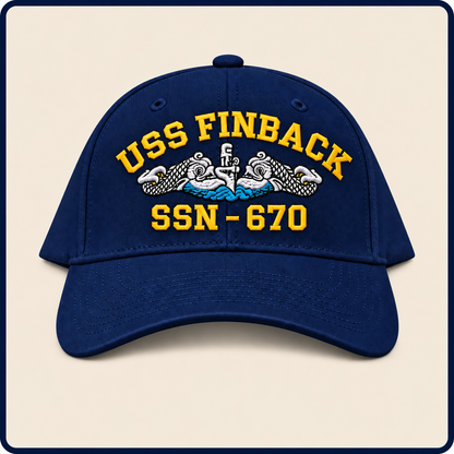 USS FINBACK SSN-670 HAT approved boat mockup