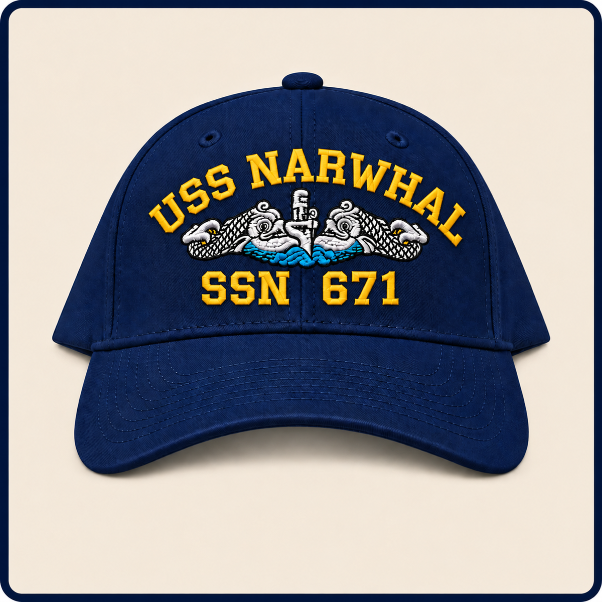USS NARWHAL SSN-671 HAT approved boat mockup