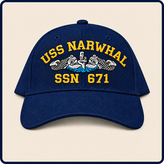 USS NARWHAL SSN-671 HAT approved boat mockup
