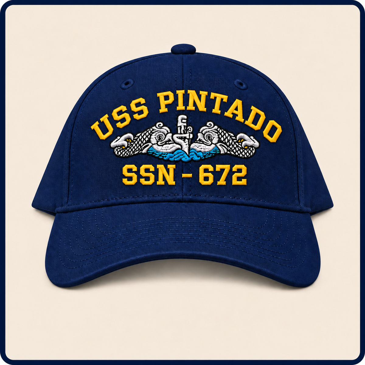USS PINTADO SSN-672 HAT approved boat mockup