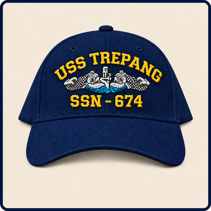 USS TREPANG SSN-674 HAT approved boat mockup