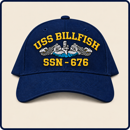 USS BILLFISH SSN-676 HAT approved boat mockup