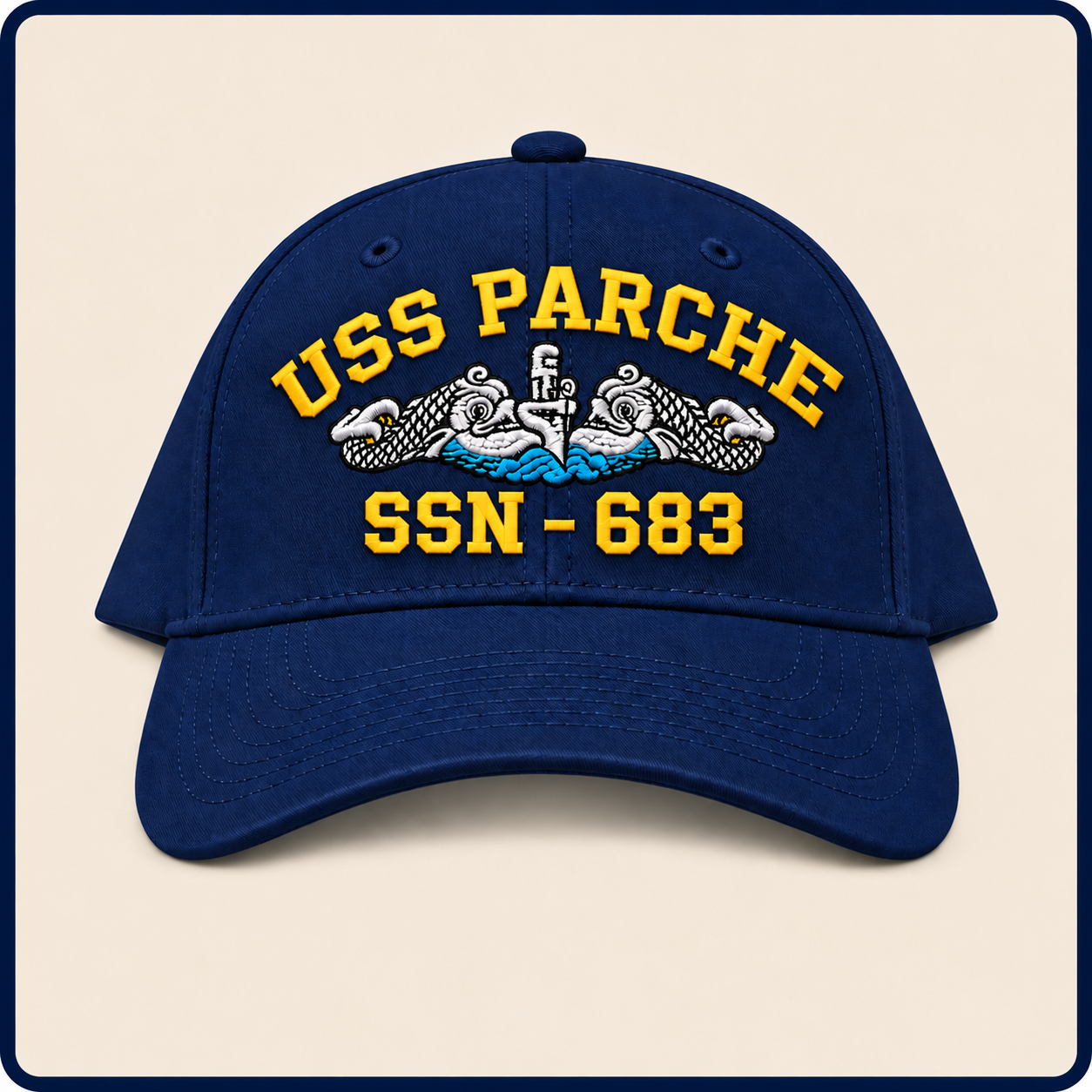 USS PARCHE SSN-683 HAT approved boat mockup