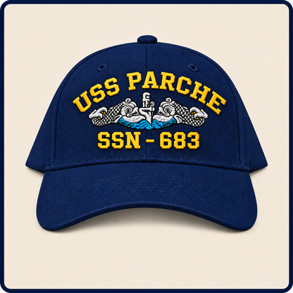 USS PARCHE SSN-683 HAT approved boat mockup
