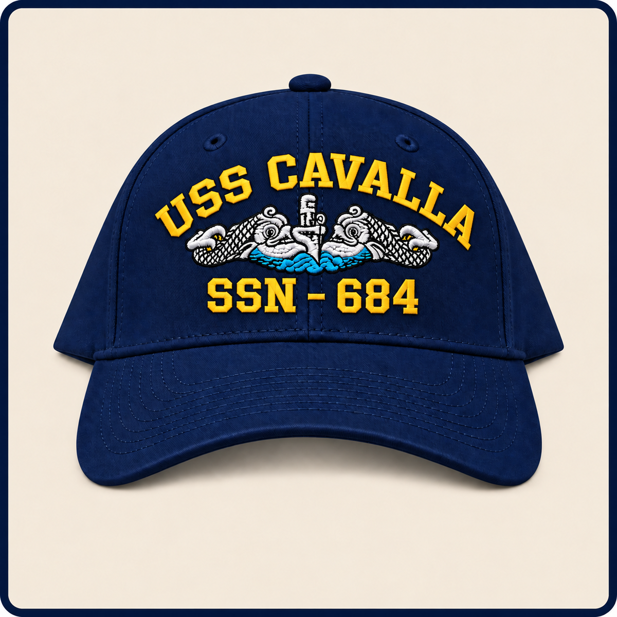 USS CAVALLA SSN-684 HAT approved boat mockup