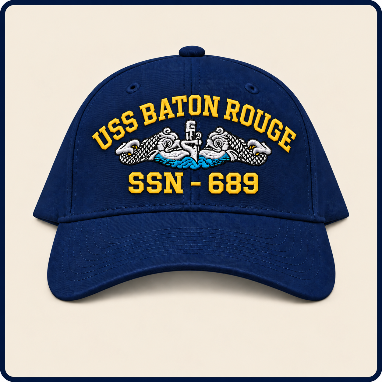 USS BATON ROUGE SSN-689 HAT approved boat mockup