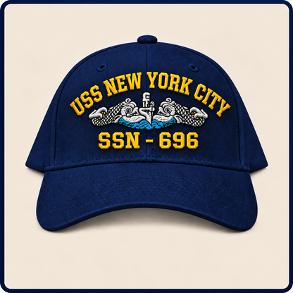 USS NEW YORK CITY SSN-696 HAT approved boat mockup