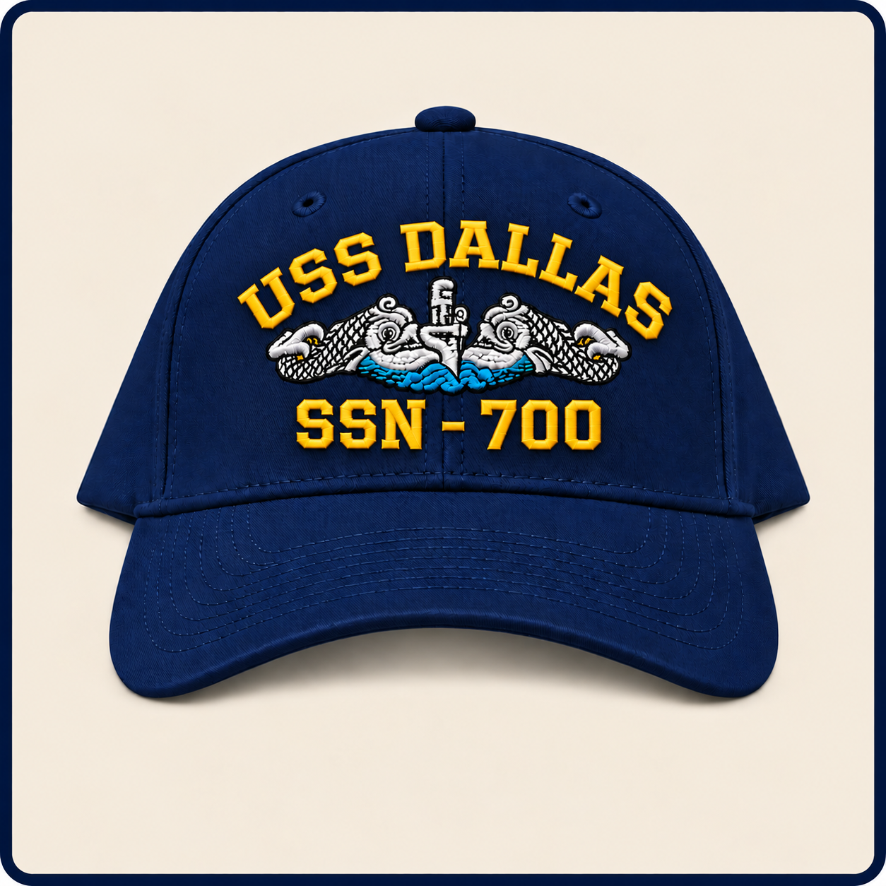 USS DALLAS SSN-700 HAT approved boat mockup