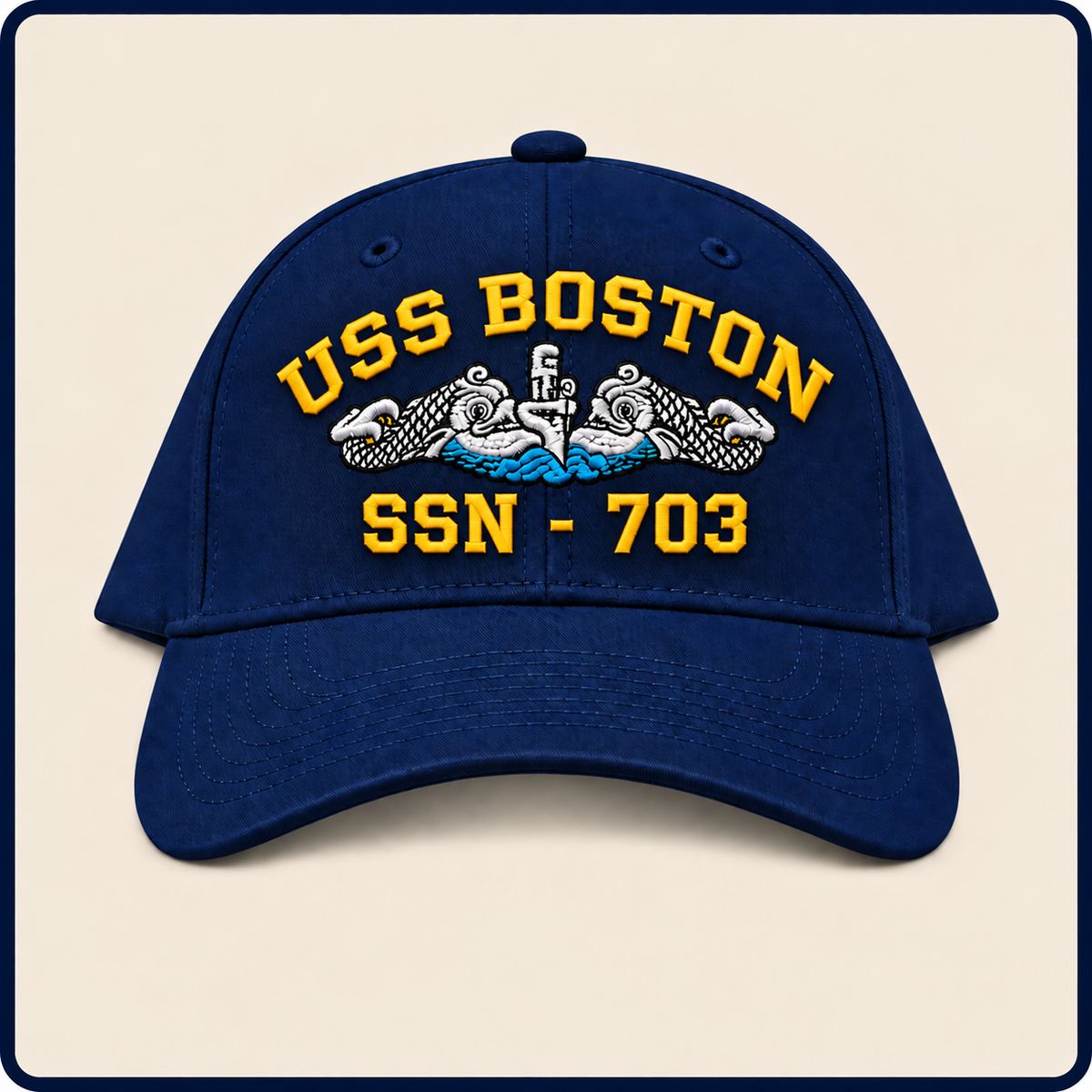 USS BOSTON SSN-703 HAT approved boat mockup