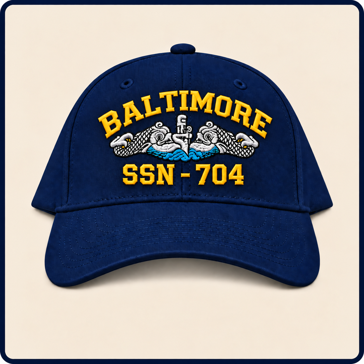 USS BALTIMORE SSN-704 HAT approved boat mockup