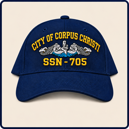 USS CITY OF CORPUS CHRISTI SSN-705 HAT approved boat mockup