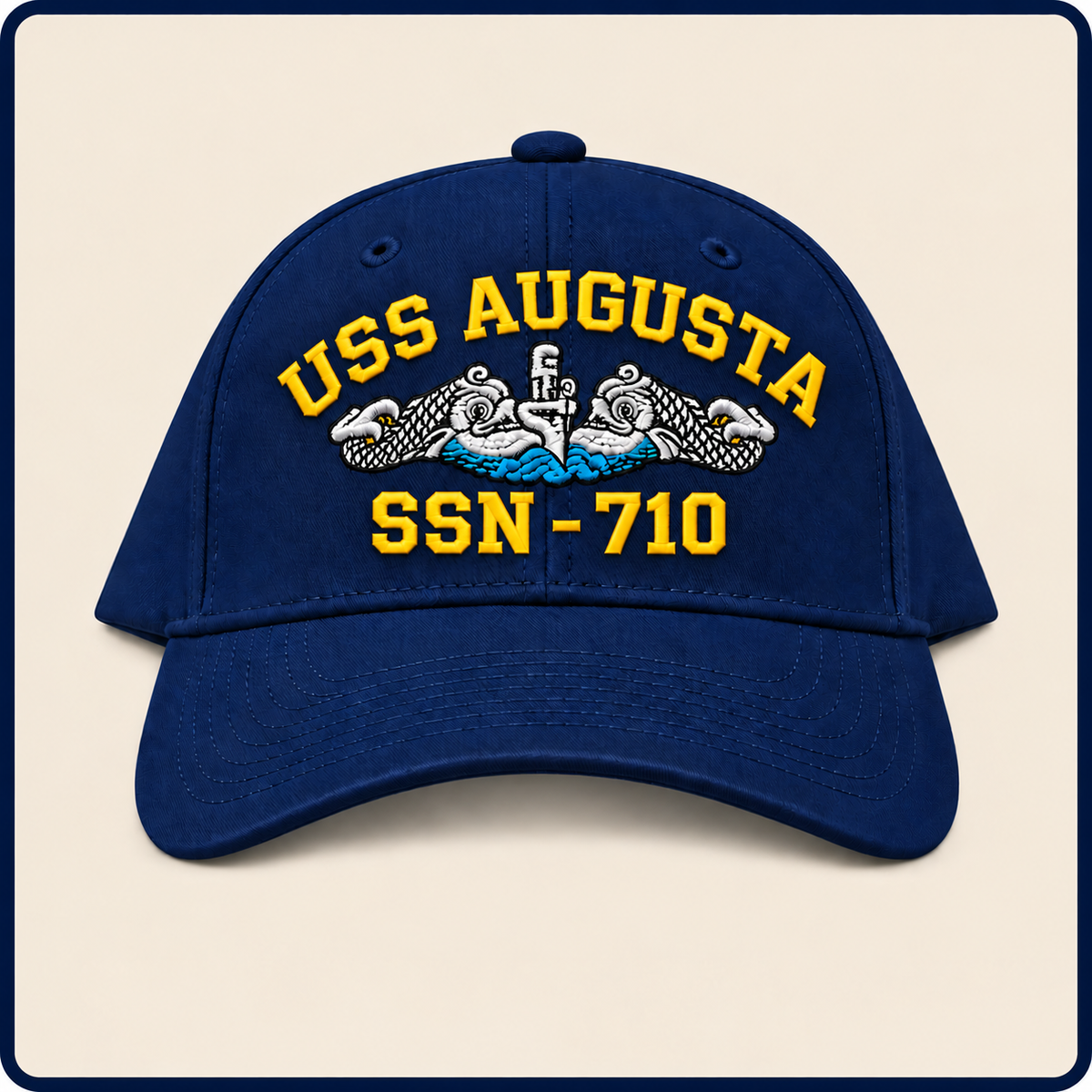 USS AUGUSTA SSN-710 HAT approved boat mockup