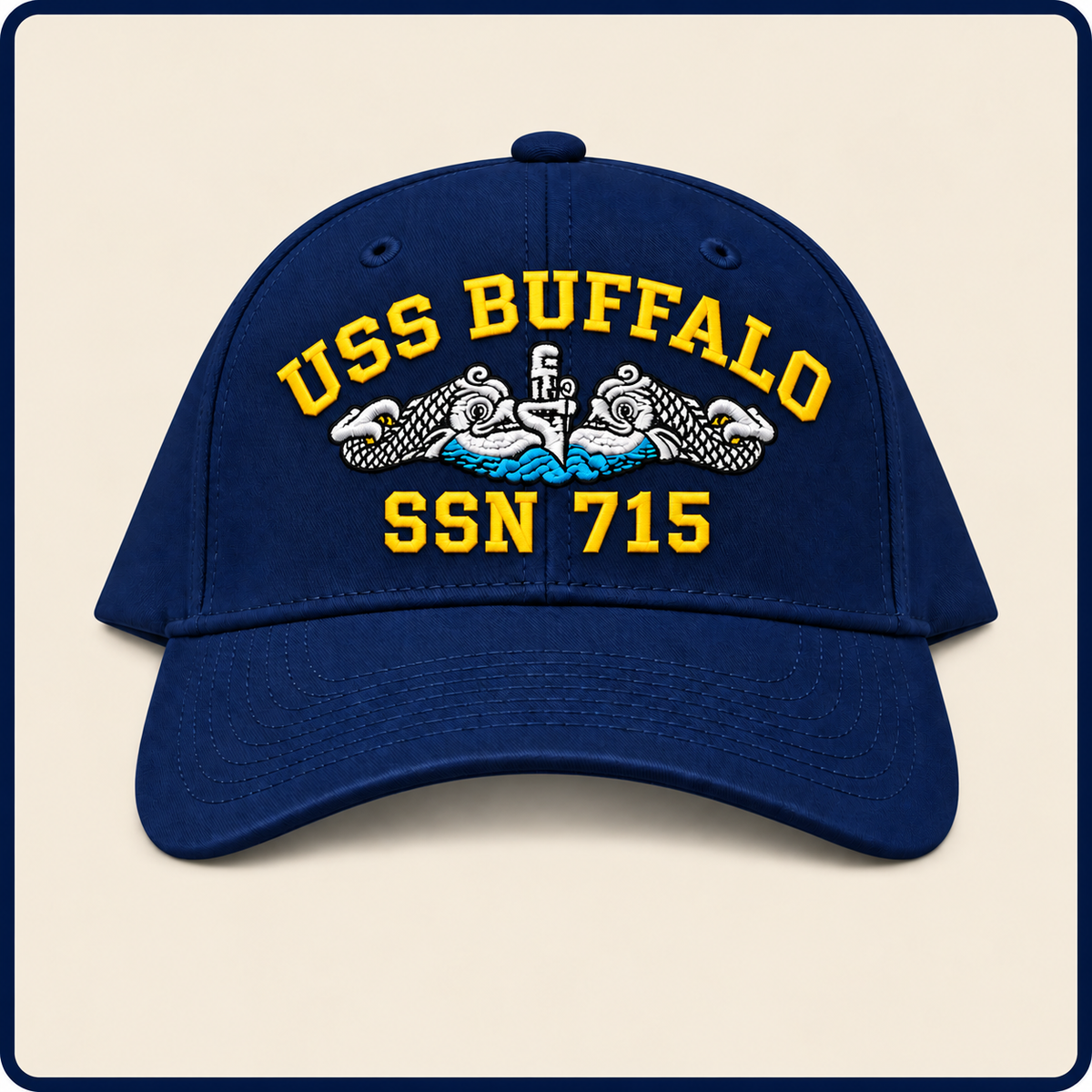 USS BUFFALO SSN-715 HAT approved boat mockup