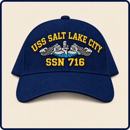 USS SALT LAKE CITY SSN-716 HAT approved boat mockup
