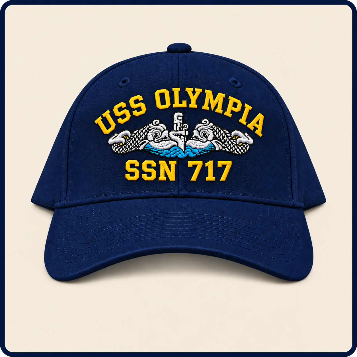 USS OLYMPIA SSN-717 HAT approved boat mockup