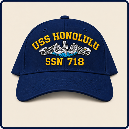 USS HONOLULU SSN-718 HAT approved boat mockup