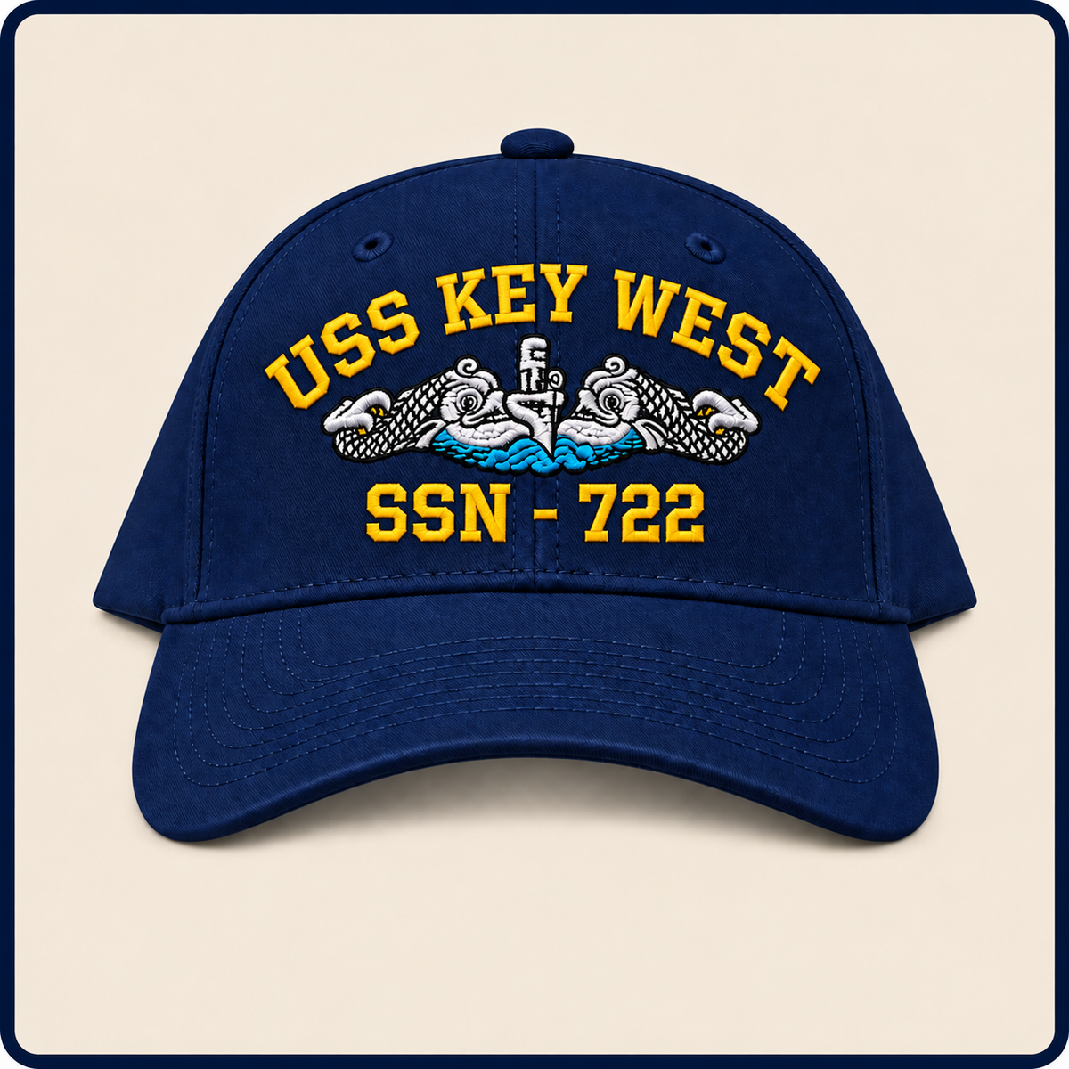 USS KEY WEST SSN-722 HAT approved boat mockup