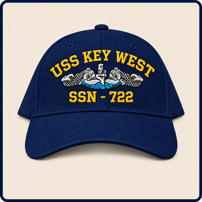 USS KEY WEST SSN-722 HAT approved boat mockup