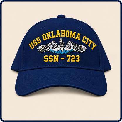 USS OKLAHOMA CITY SSN-723 HAT approved boat mockup