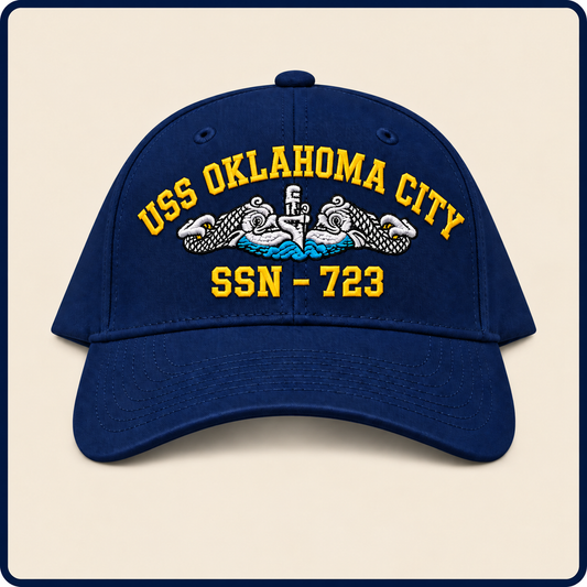 USS OKLAHOMA CITY SSN-723 HAT approved boat mockup