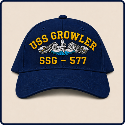 USS GROWLER SSG-577 HAT approved boat mockup