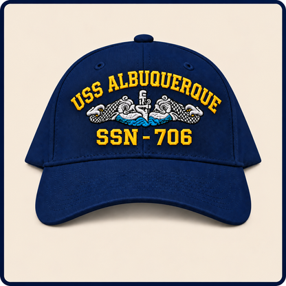 USS ALBUQUERQUE SSN-706 HAT approved boat mockup