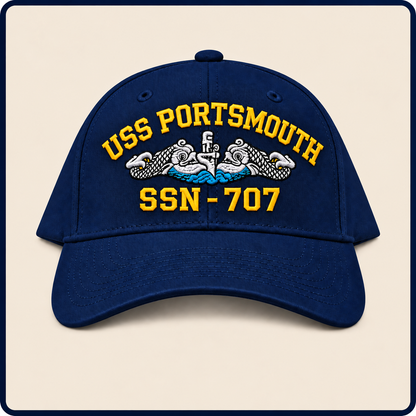 USS PORTSMOUTH SSN-707 HAT approved boat mockup